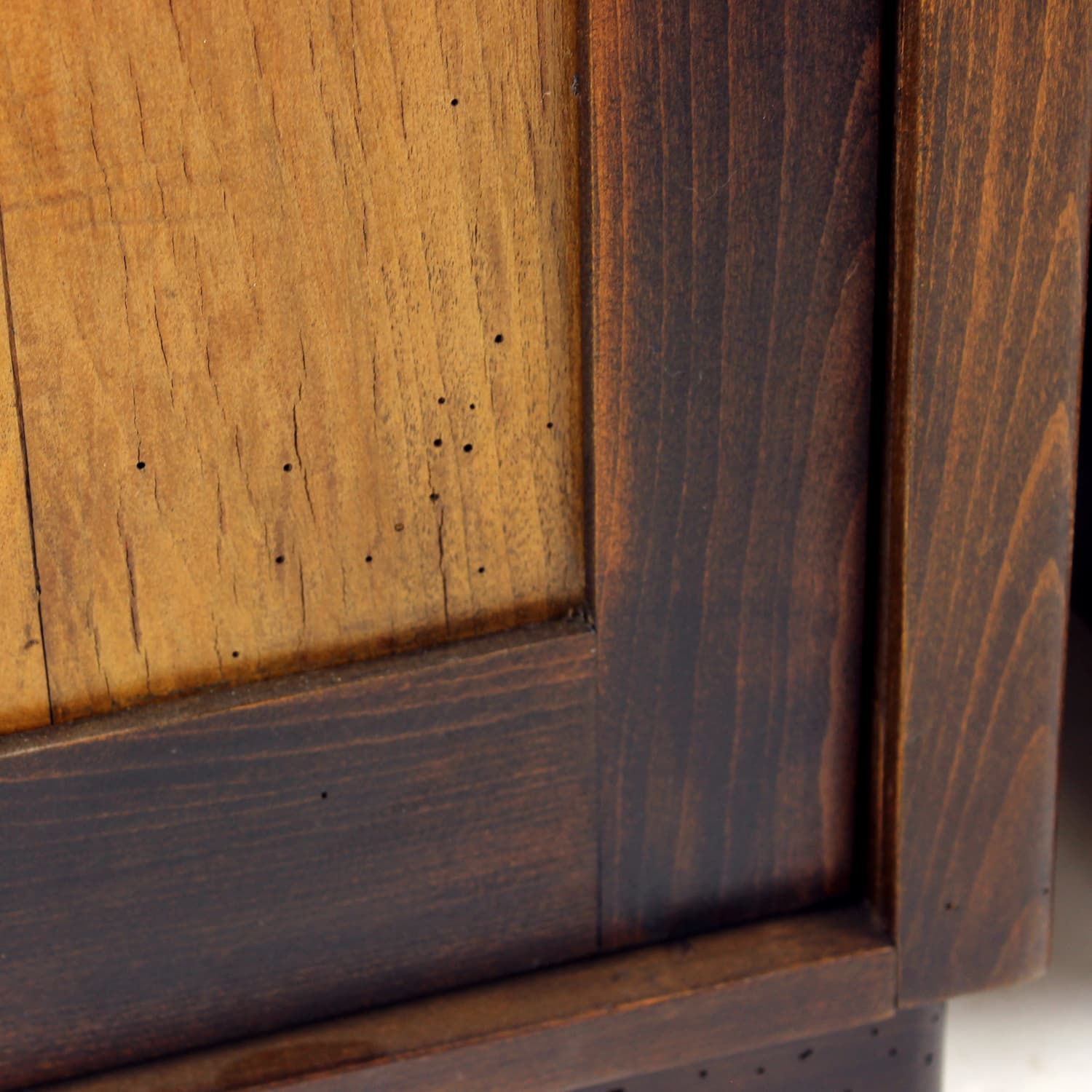 Para szafek nocnych, brązowy dąb jasny, Czechosłowacja, lata 30. - 293568