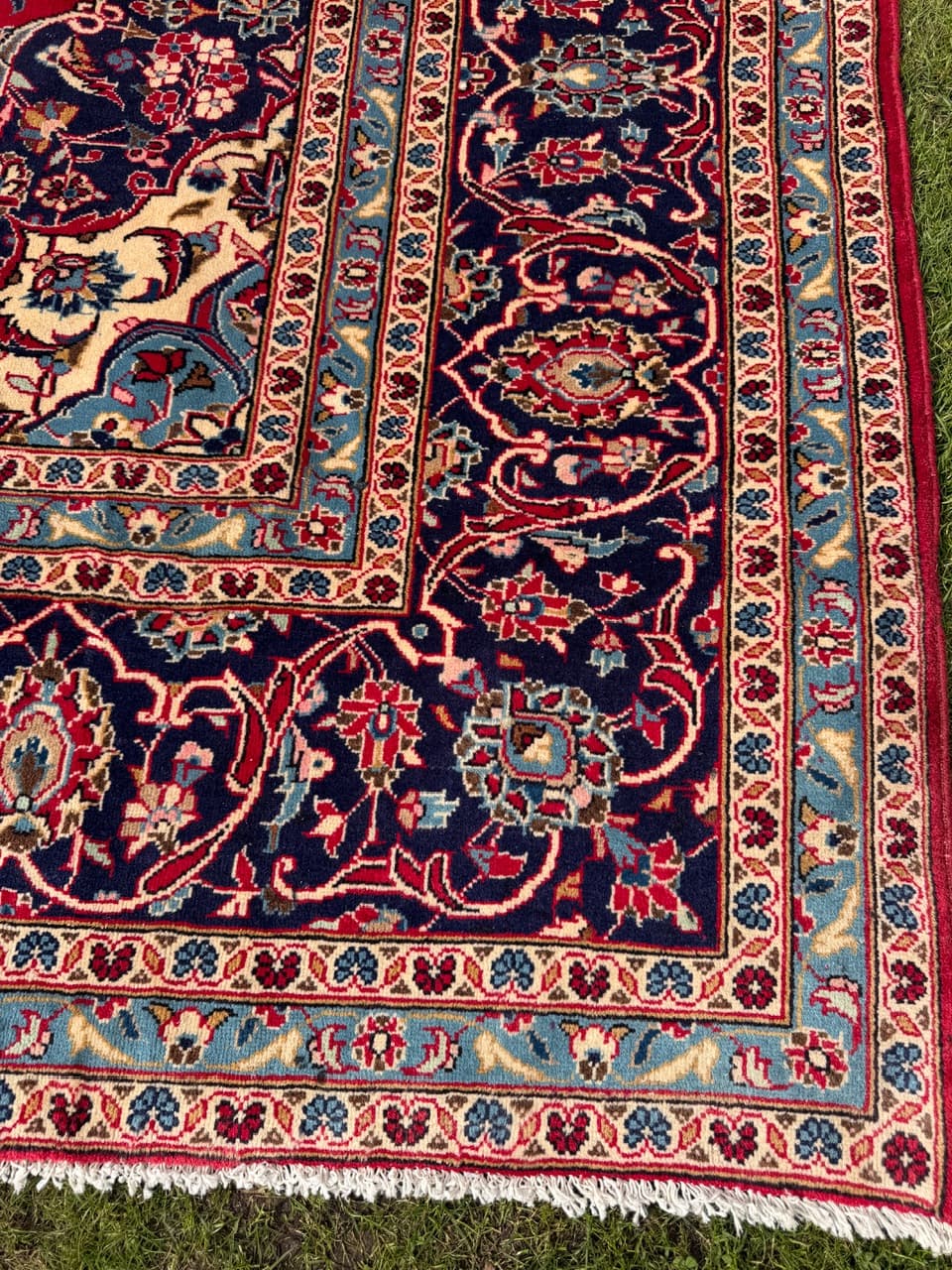 Dywan Keshan, 400x300 cm, czerwony, wełna, Iran - 293614