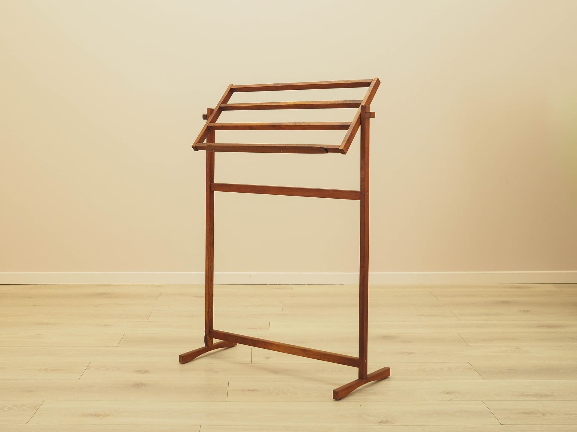 Music stand, brown teak, Denmark, 1980s. - 293716