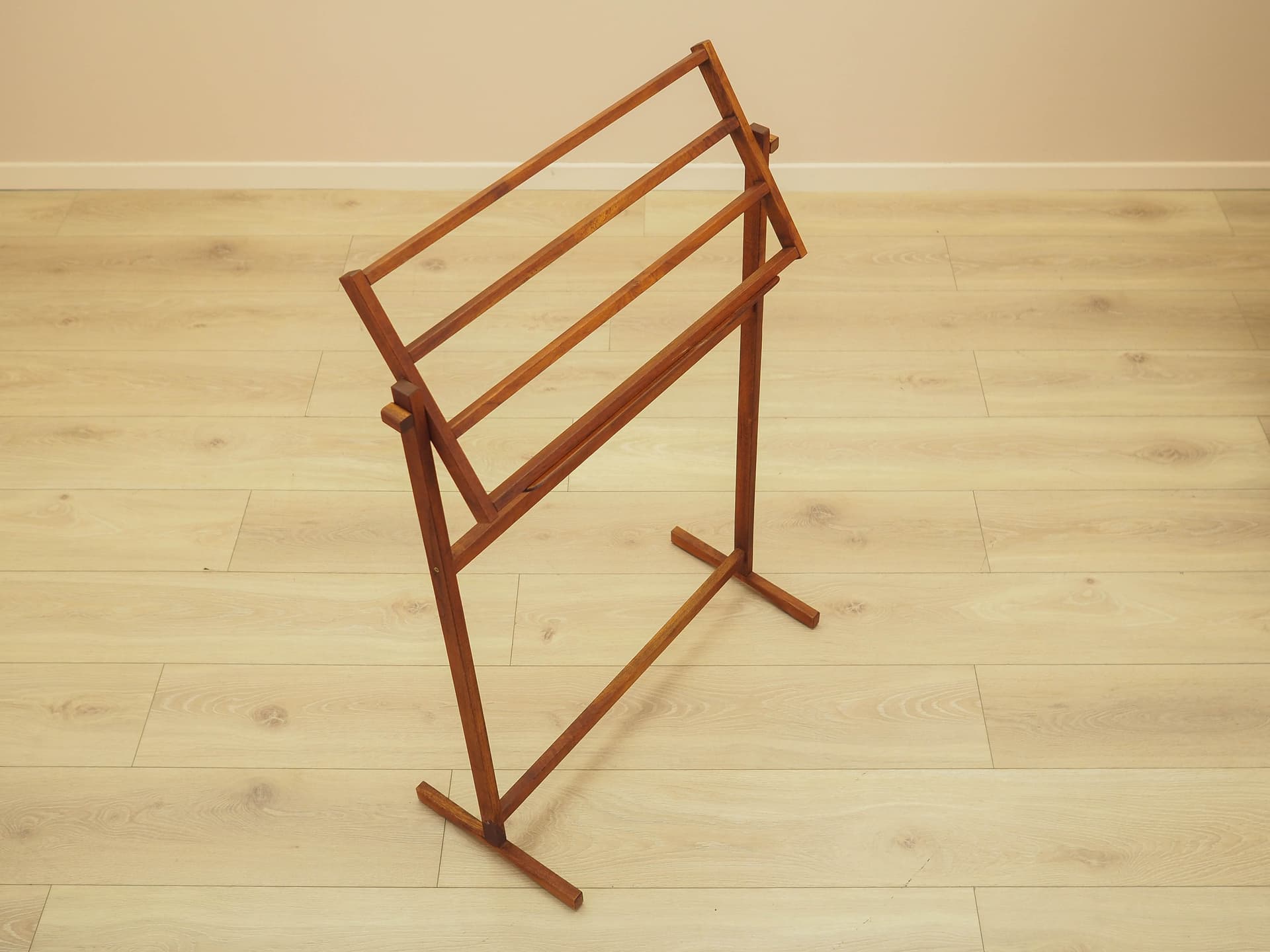 Music stand, brown teak, Denmark, 1980s. - 293721