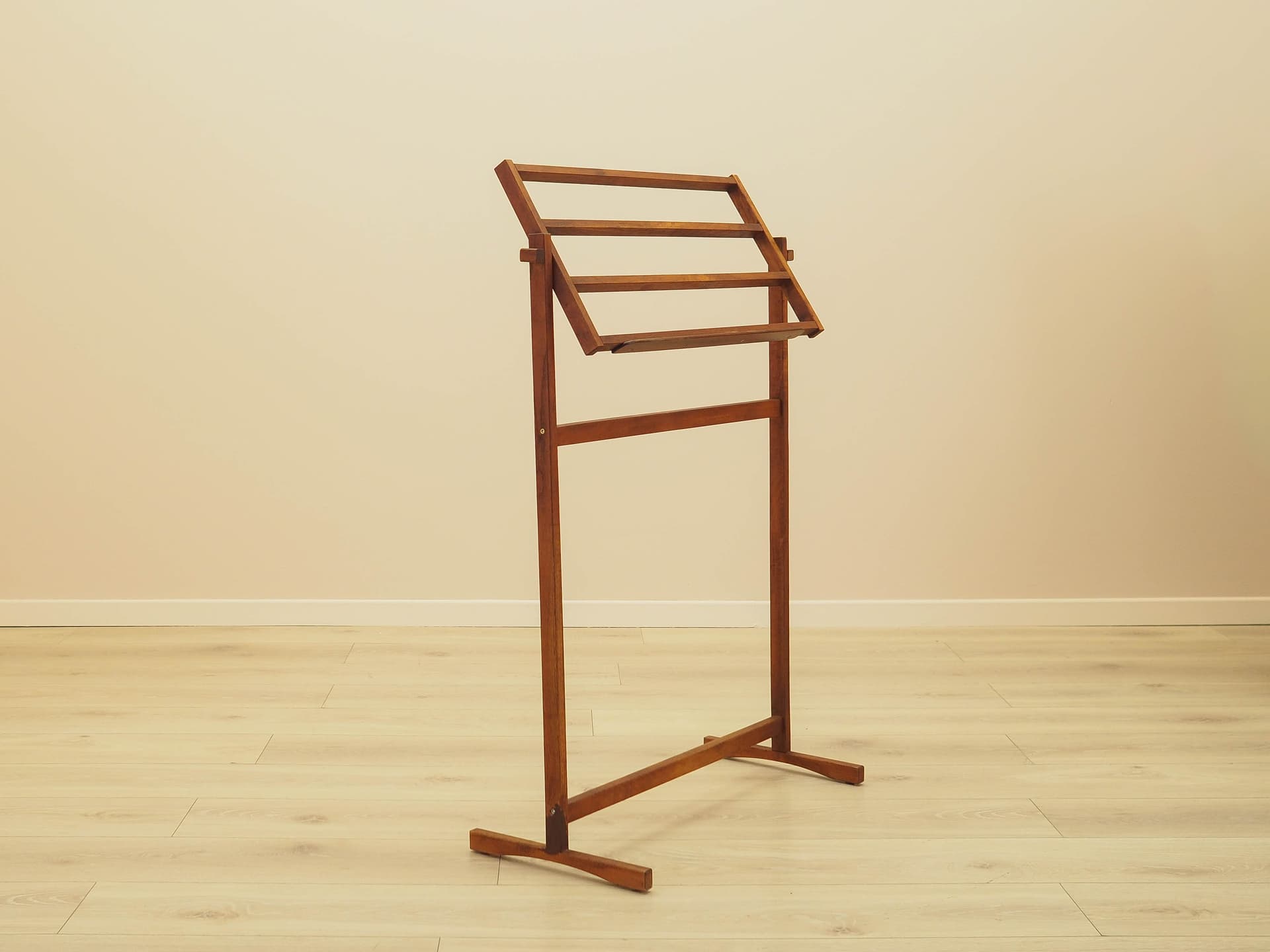 Music stand, brown teak, Denmark, 1980s. - 293720
