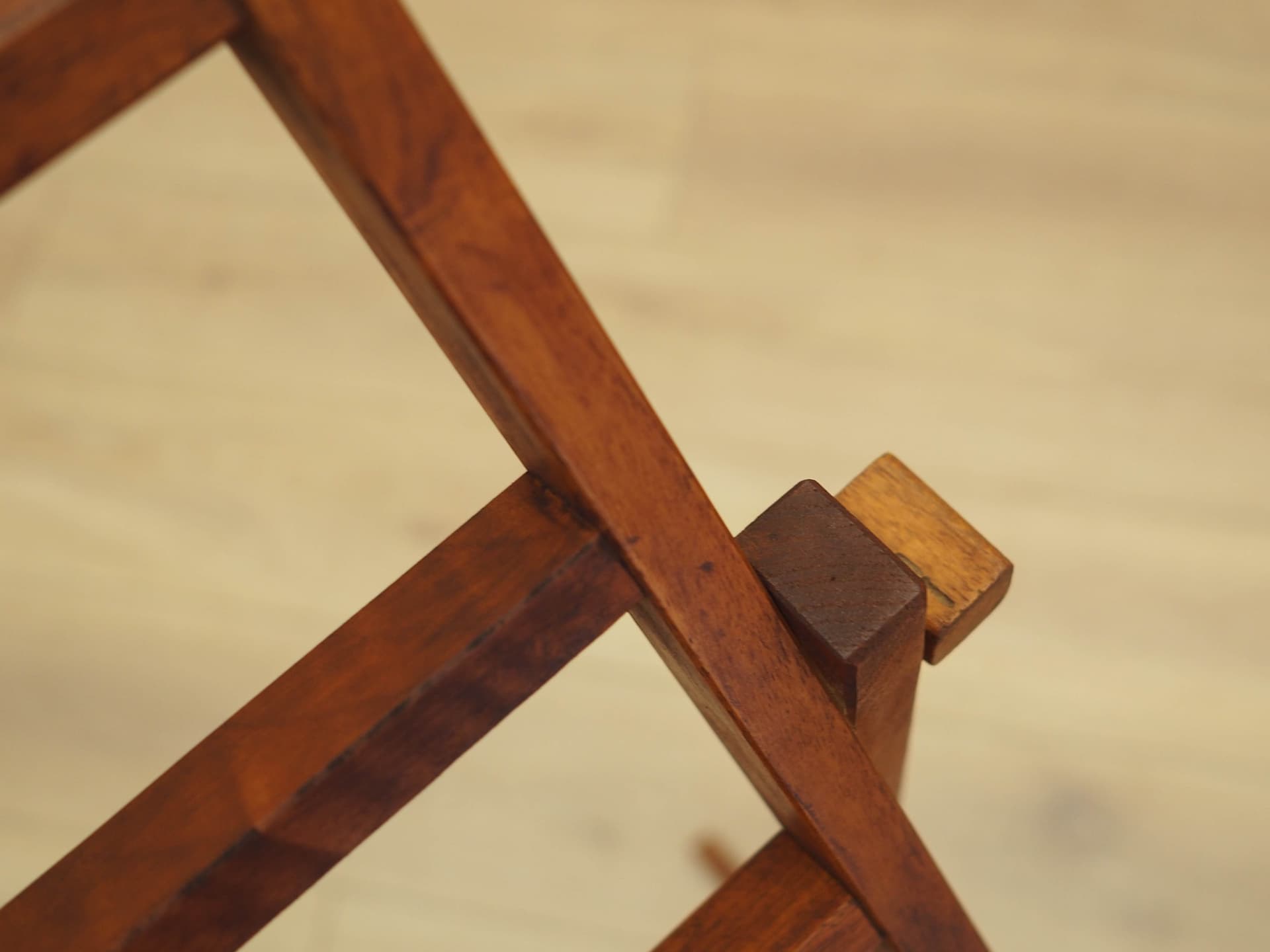 Music stand, brown teak, Denmark, 1980s. - 293723