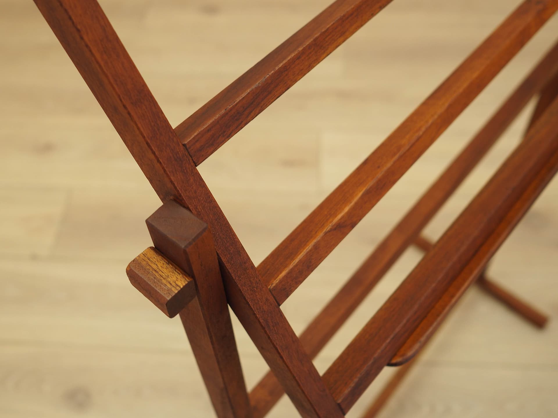 Music stand, brown teak, Denmark, 1980s. - 293722
