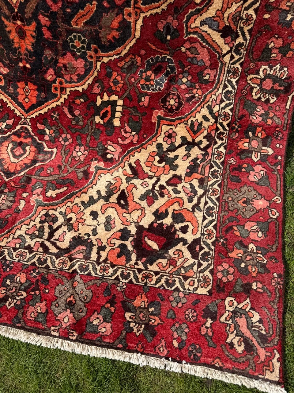 Dywan Bahtiari Hamadan, czerwony, wełna, Iran, 290x190 cm - 293772