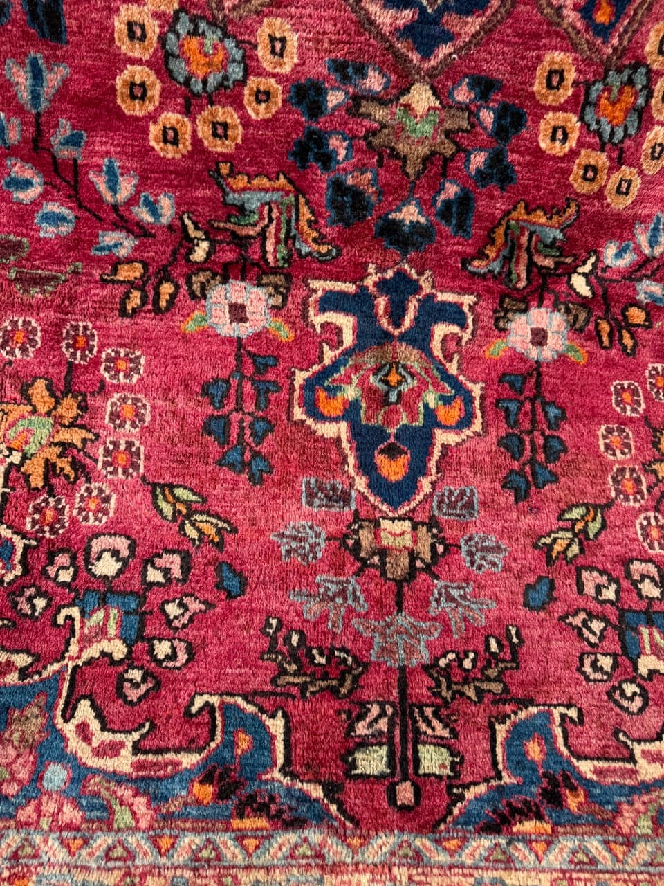 Dywan Keshan 300x200 cm, czerwony, wełna kaszmirowa, Iran - 293790