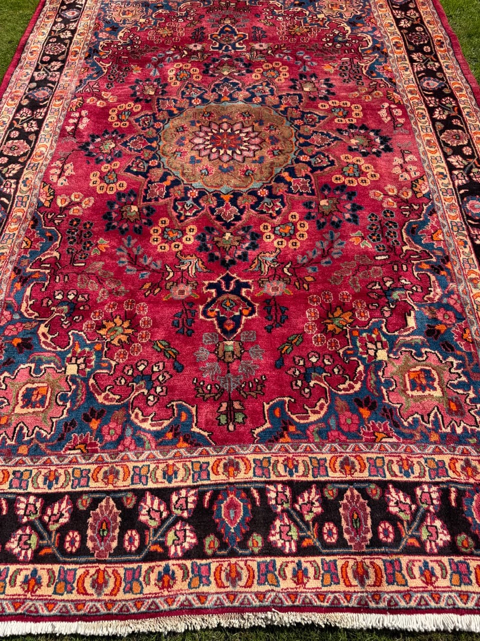 Dywan Keshan 300x200 cm, czerwony, wełna kaszmirowa, Iran - 293798