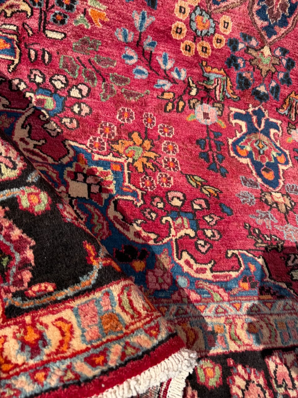 Dywan Keshan 300x200 cm, czerwony, wełna kaszmirowa, Iran - 293793