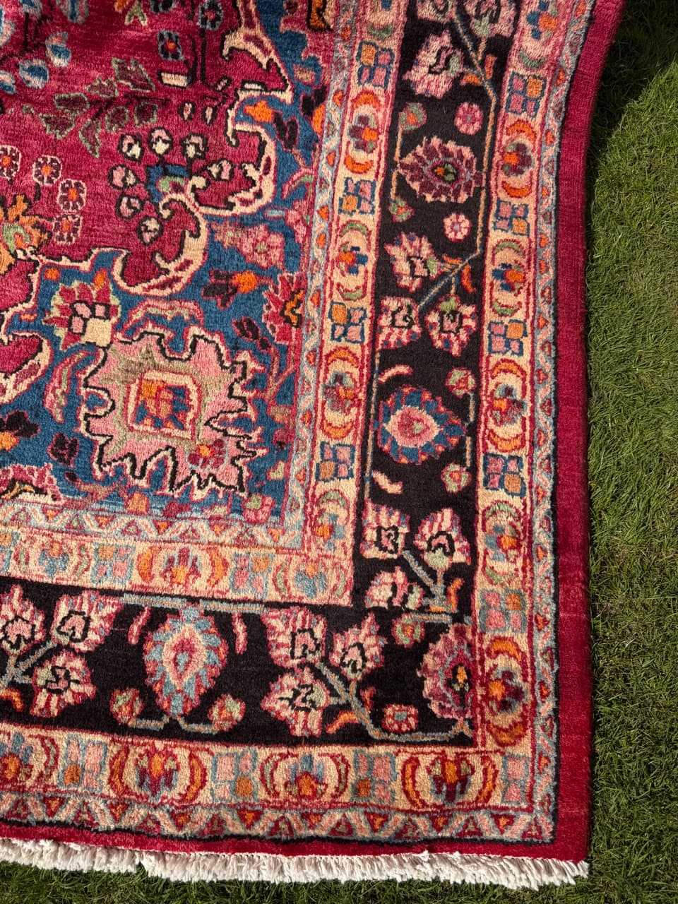 Dywan Keshan 300x200 cm, czerwony, wełna kaszmirowa, Iran - 293787