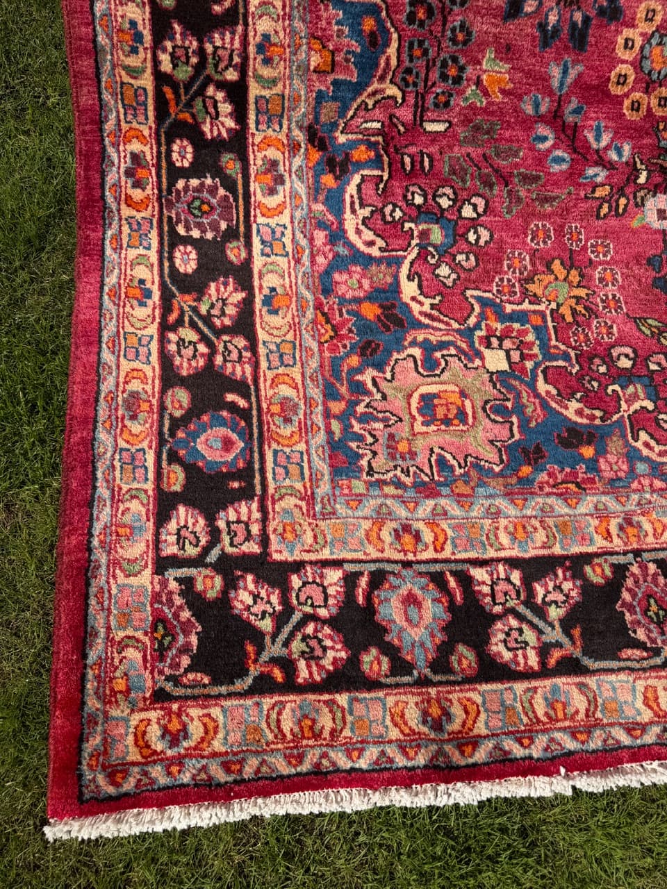 Dywan Keshan 300x200 cm, czerwony, wełna kaszmirowa, Iran - 293792