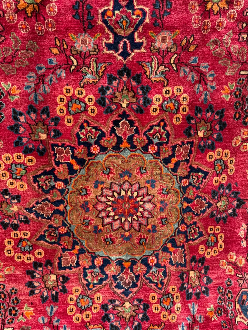 Dywan Keshan 300x200 cm, czerwony, wełna kaszmirowa, Iran - 293795