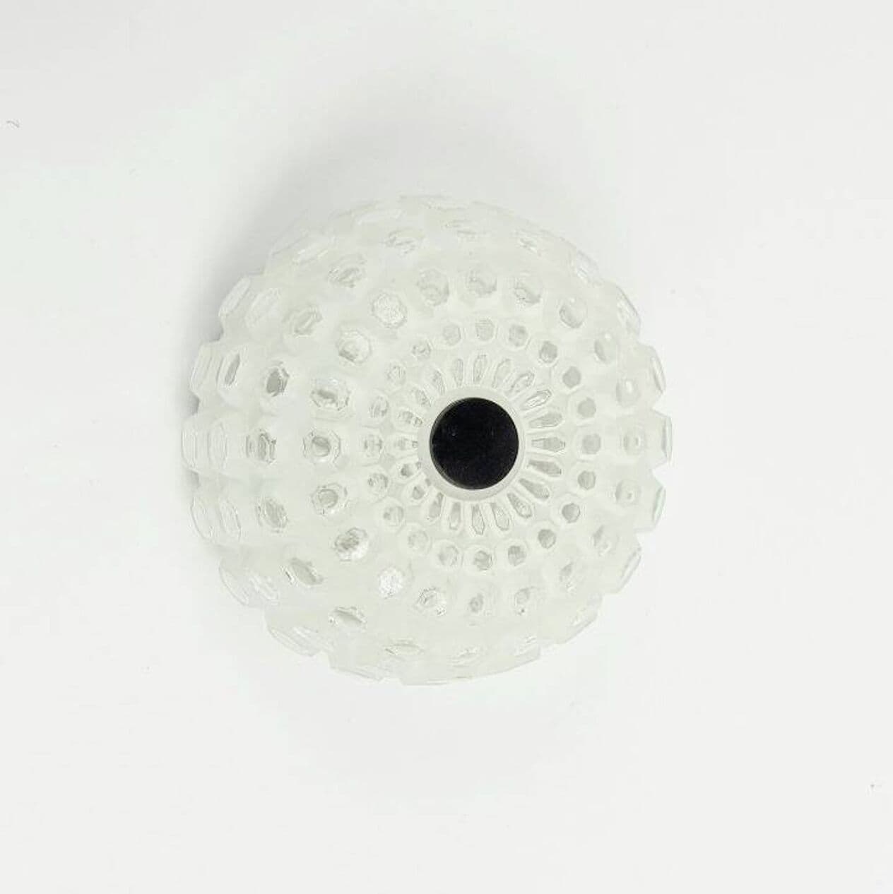 Para kinkietów Diamond, szkło transparentne, metal czarny, Limburg, Niemcy, lata 60. - 294350