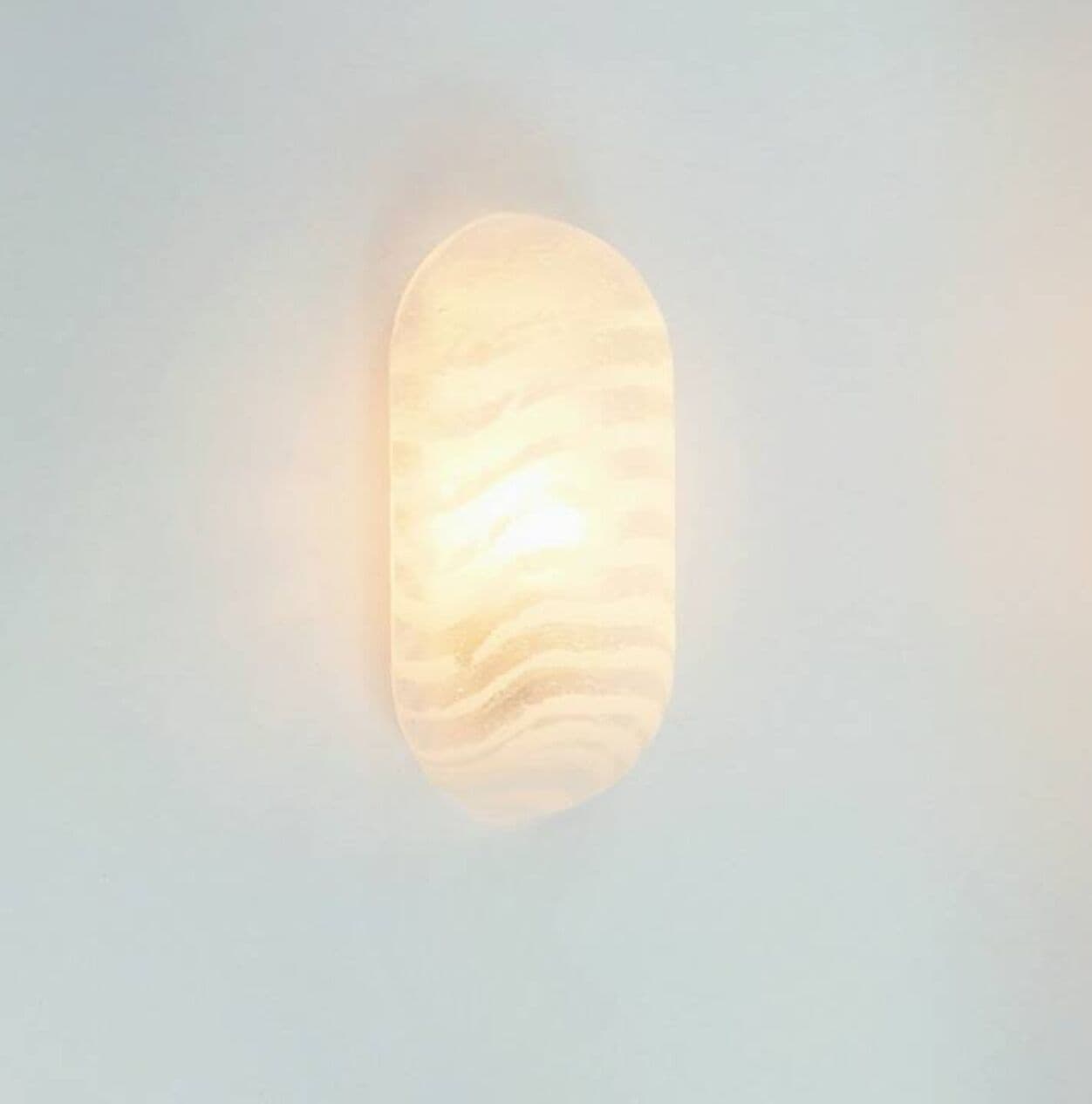 Pair of wall lamps, white transparent grey glass, Peill & Putzler, Germany, 1970s. - 294340