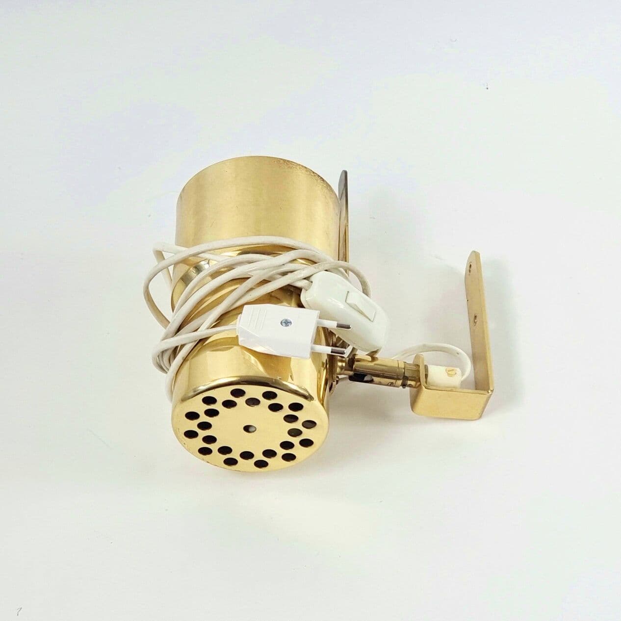 Para kinkietów model V 324, mosiądz, proj. H.-A. Jakobsson, Szwecja, lata 60. - 294291