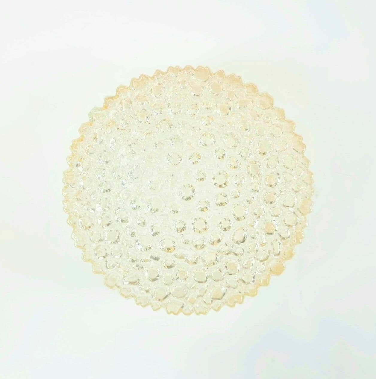 Para kinkietów Bubble, szkło złote, proj. H. Tynell, Limburg, Niemcy, lata 70. - 294280