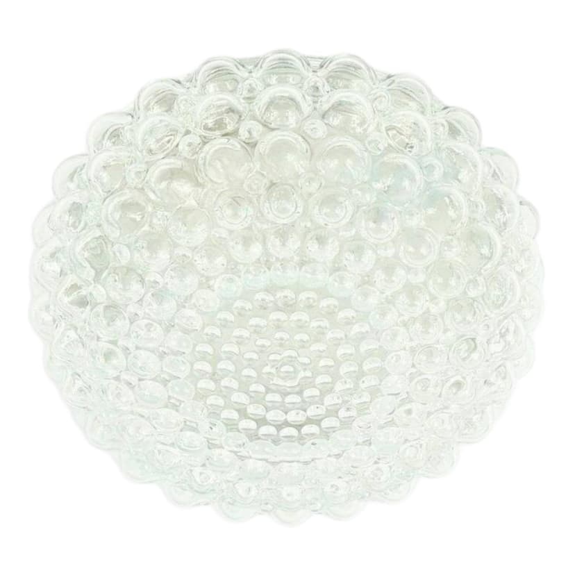 Lampa sufitowa Bubble, szkło transparentne zielone, proj. H. Tynell, Limburg, Niemcy, lata 70.