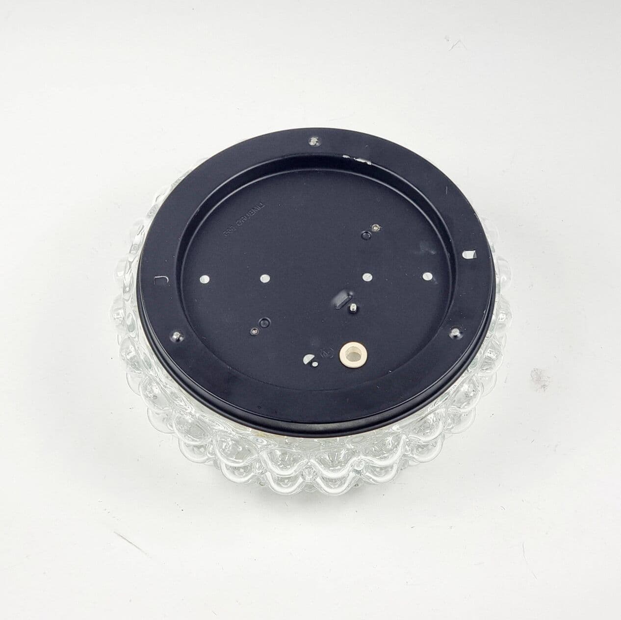 Lampa sufitowa Bubble, szkło transparentne zielone, proj. H. Tynell, Limburg, Niemcy, lata 70. - 294245