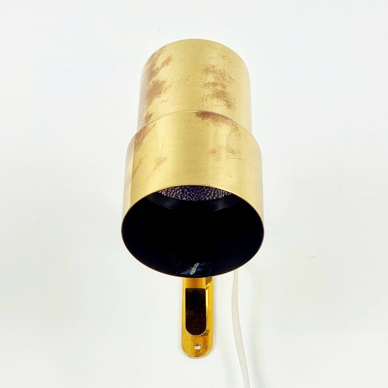 Para kinkietów model V 324, mosiądz, proj. H.-A. Jakobsson, Szwecja, lata 60. - 294509