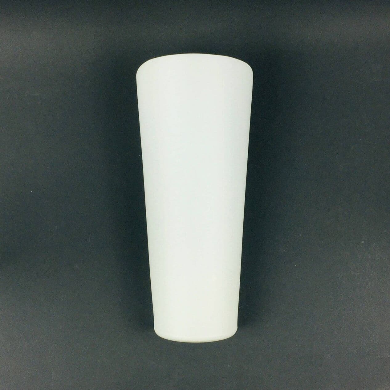 Pair of wall lamps Magna, white opaline glass, metal, by W. Wagenfeld, Peill & Putzler, Germany, 1960s. - 294380