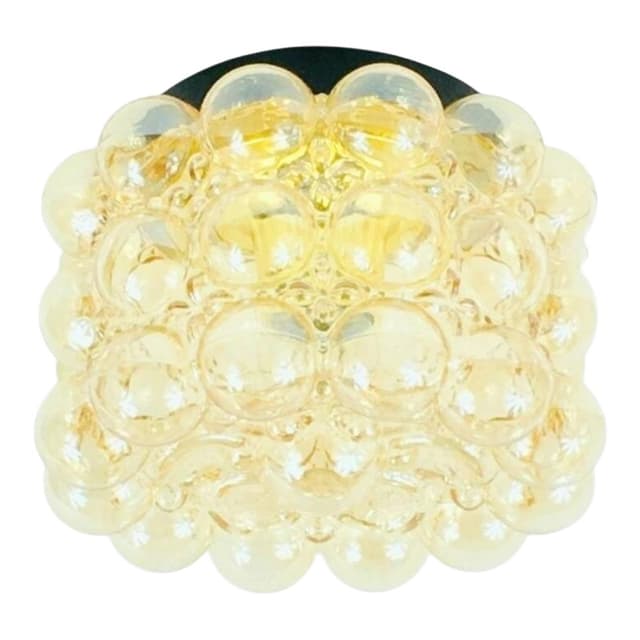 Lampa sufitowa Bubble, złoty, szkło kryształowe, proj. H. Tynell, Limburg, Niemcy, lata 60. - WYMIARY