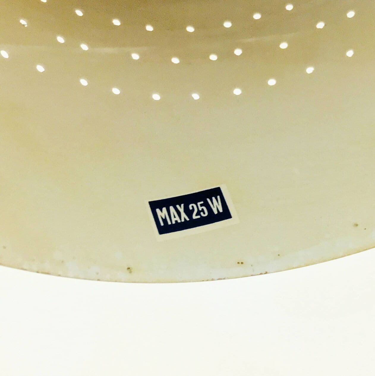 Lampa wisząca, miedź złocista, teak brązowy, proj. H.-A. Jakobsson, Szwecja, lata 50. - 294607