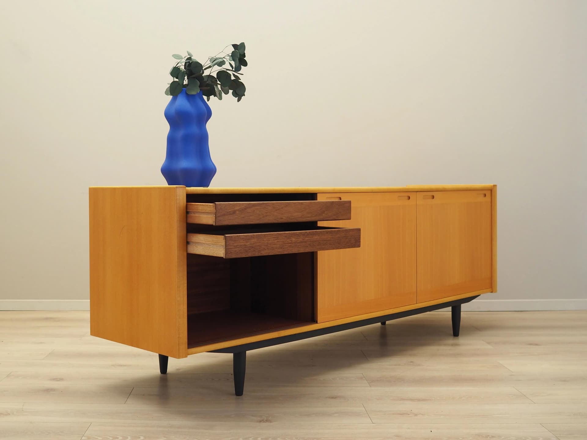 Sideboard, buk jasnobrązowy, Skovby Møbelfabrik, Dania, lata 70. - 21953