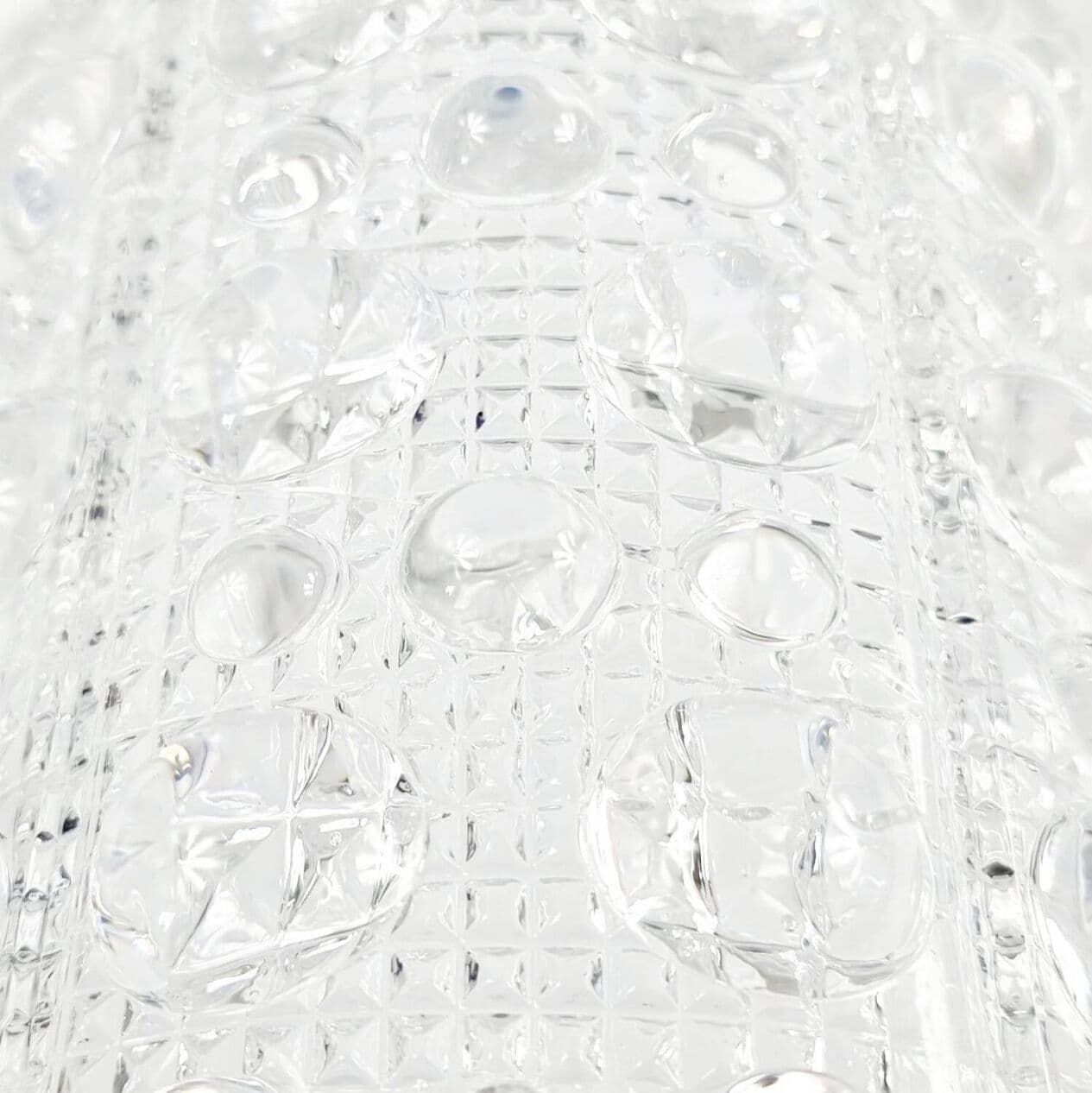 Para kinkietów 'Venus', szkło kryształowe transparentne, mosiądz, proj. C. Fagerlund, Orrefors, Szwecja, lata 60. - 294701