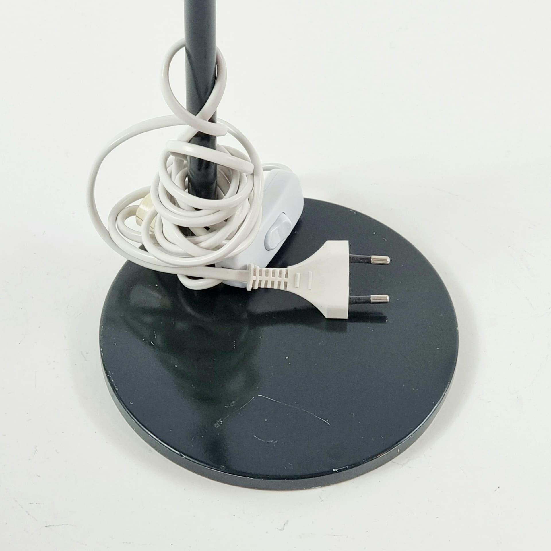 Lampa stołowa B195, metal ciemnozielony, proj. H.-A. Jakobsson, Szwecja, lata 60. - 299132