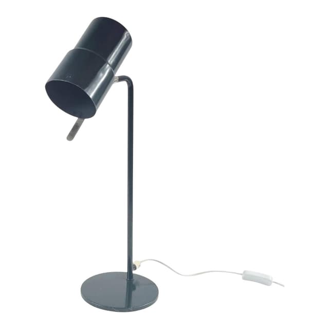 Lampa stołowa B195, metal ciemnozielony, proj. H.-A. Jakobsson, Szwecja, lata 60. - WYMIARY