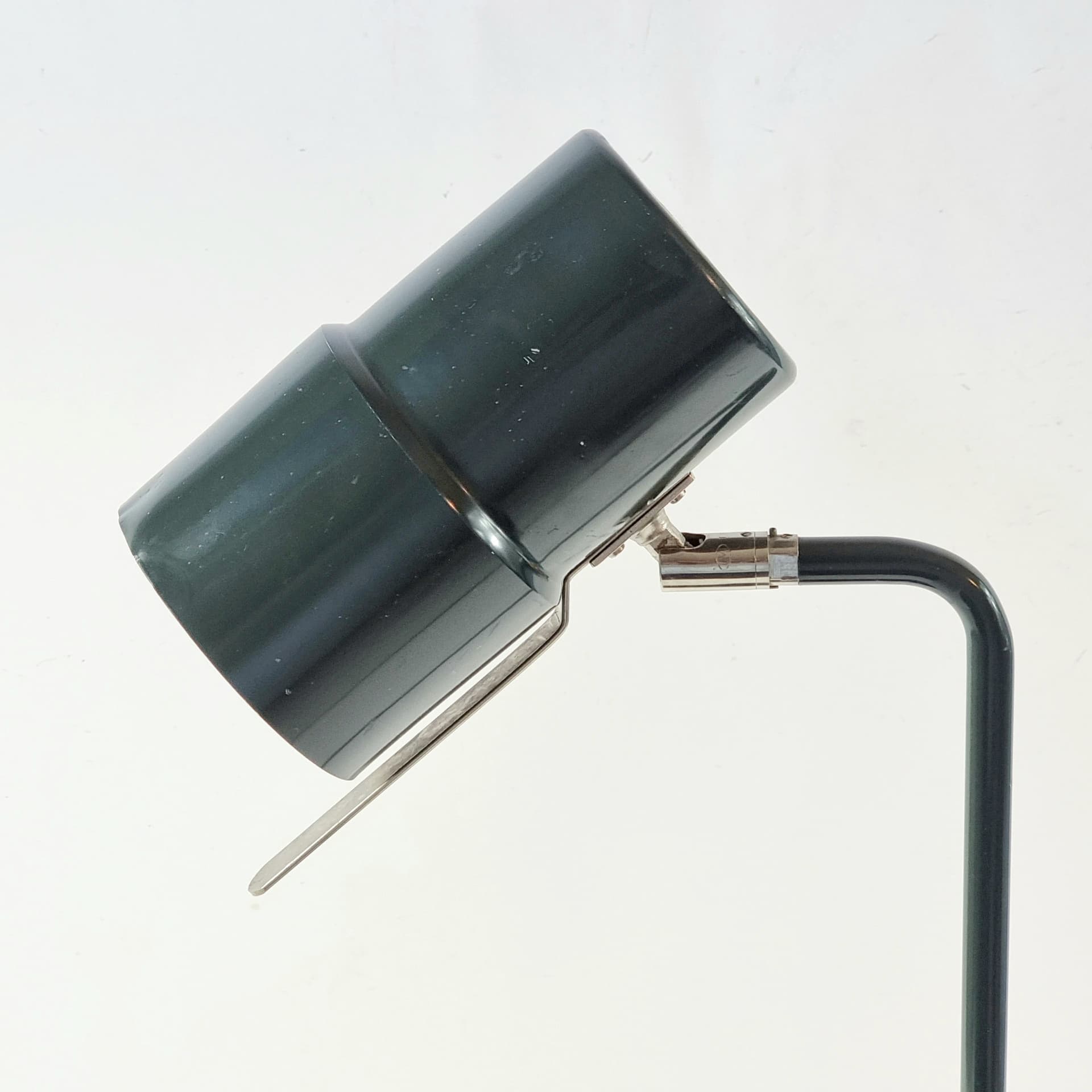 Lampa stołowa B195, metal ciemnozielony, proj. H.-A. Jakobsson, Szwecja, lata 60. - 299126