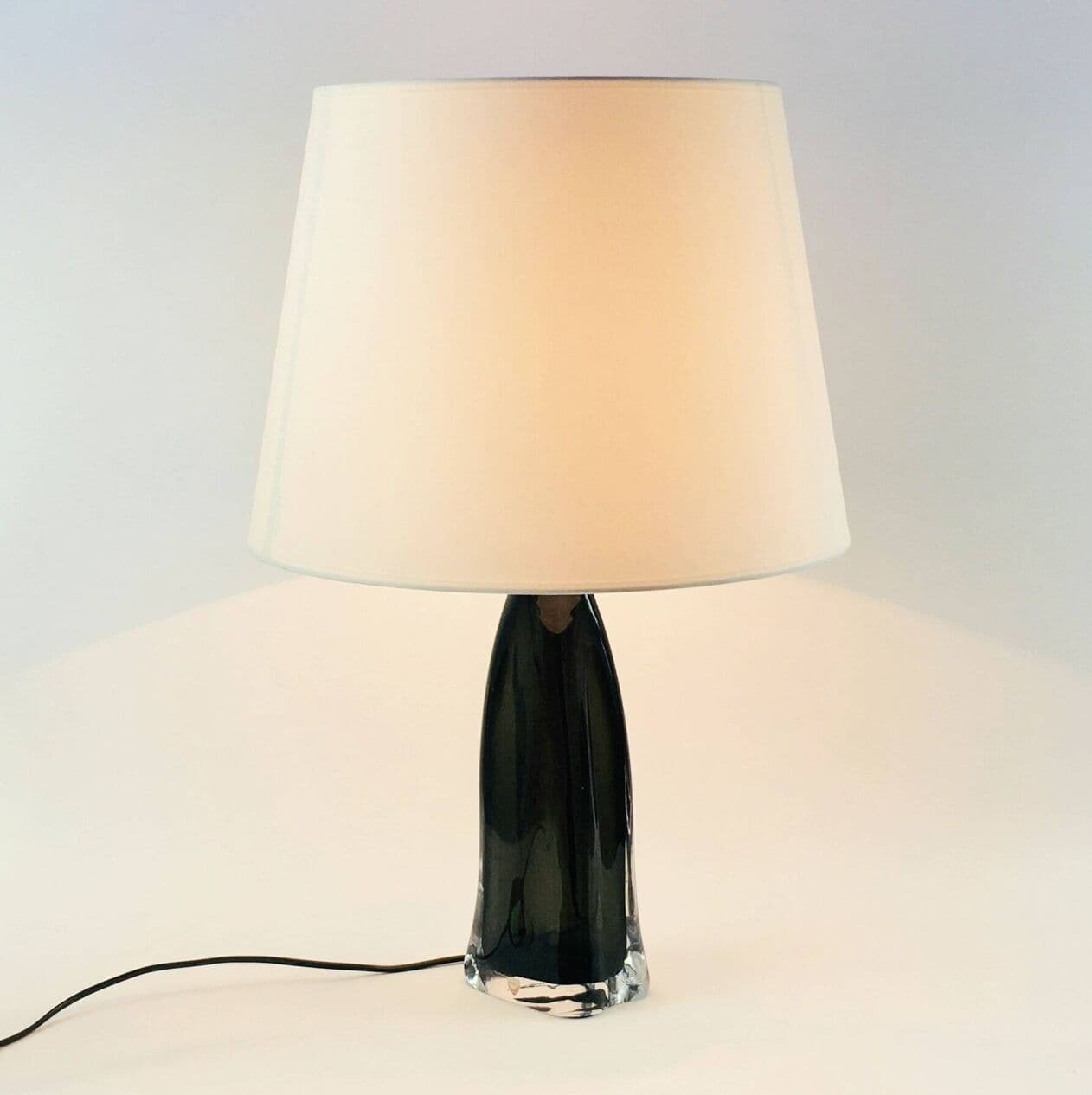 Lampa stołowa, szkło, proj. C. Fagerlund dla Orrefors, Szwecja, lata 60. - 294898