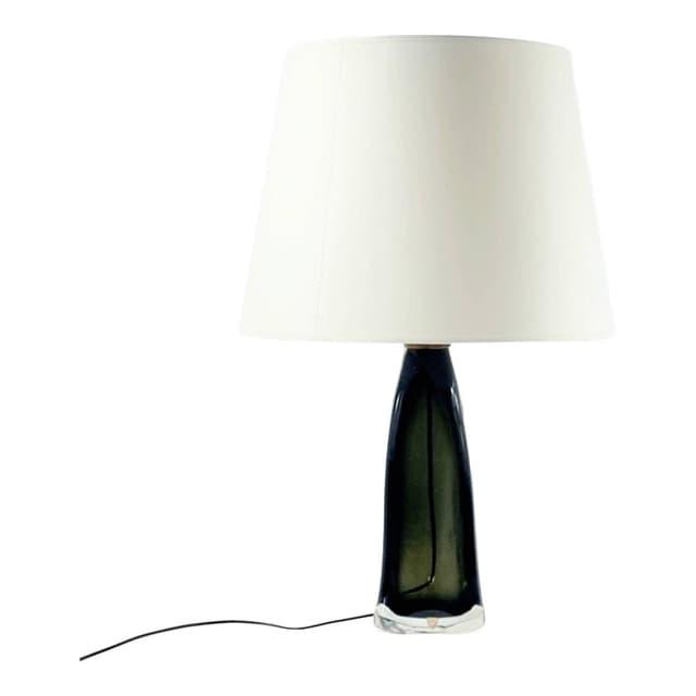 Lampa stołowa, szkło, proj. C. Fagerlund dla Orrefors, Szwecja, lata 60. - WYMIARY