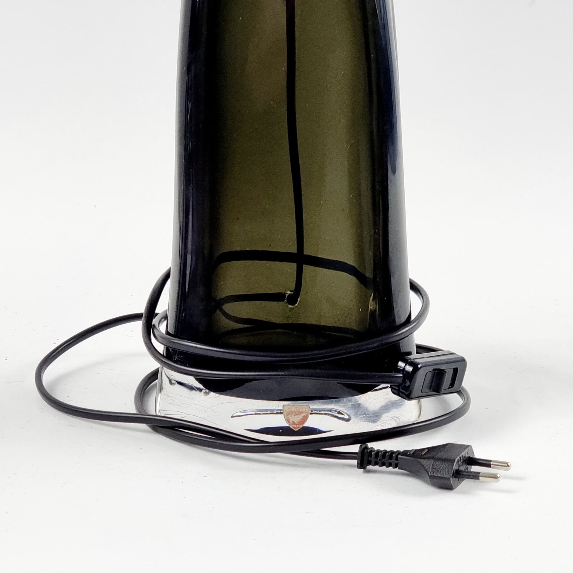 Lampa stołowa, szkło, proj. C. Fagerlund dla Orrefors, Szwecja, lata 60. - 299152