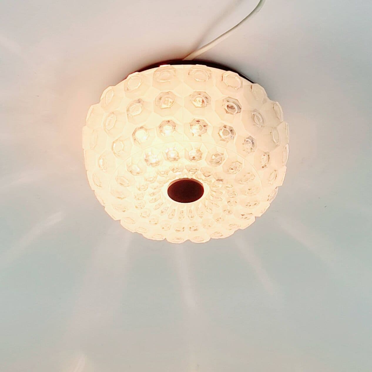 Plafon Bubble, szkło transparentne, Niemcy, lata 60. - 294948