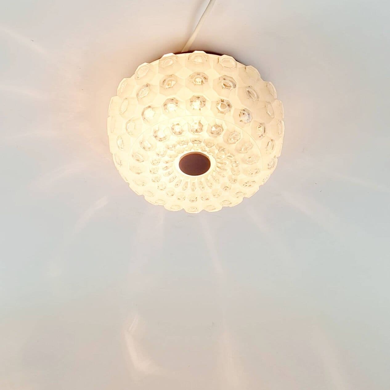 Plafon Bubble, szkło transparentne, Niemcy, lata 60. - 294949