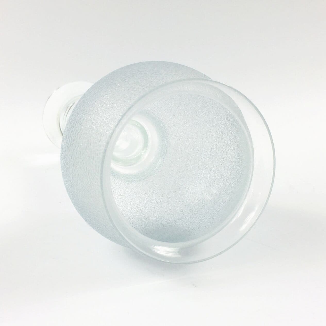 Vase Scandinavian, transparent, glass crystal, Bergdala, Sweden, 1970s. - 294940