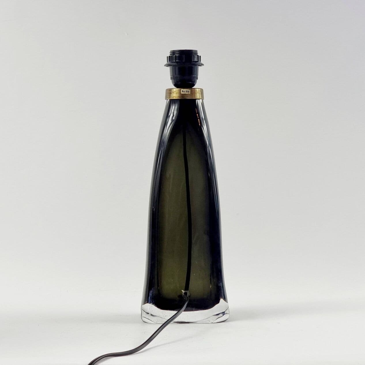 Para lamp stołowych model RD 1323, szkło, mosiądz, proj. C. Fagerlund dla Orrefors, Szwecja, lata 60. - 294977