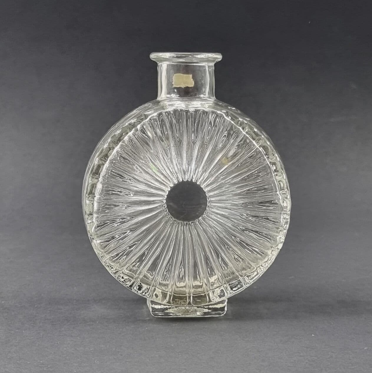 Vase Aurinkopullo, transparent glass crystal, by H. Tynell, Finland, 1960s - 295006