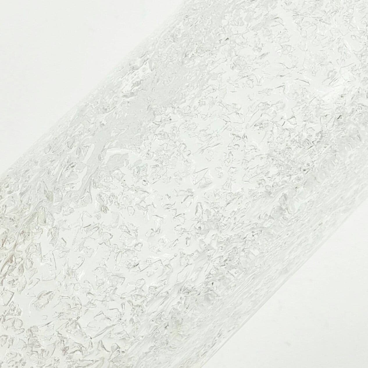 Para kinkietów ściennych, szkło Murano transparentne, chrom, Hillebrand, Niemcy, lata 70. - 295027