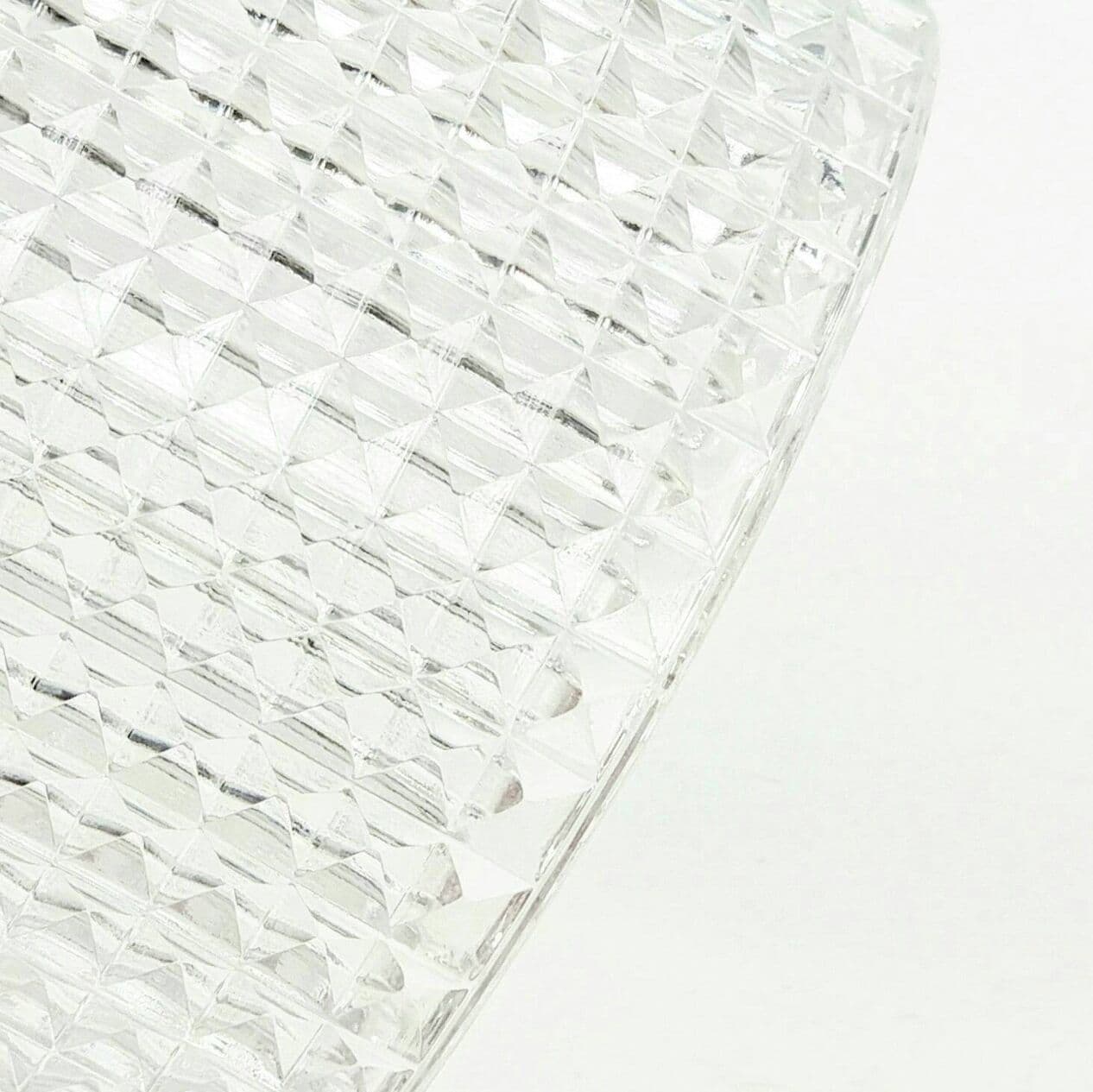 Lampa sufitowa, transparentne szkło kryształowe, mosiądz, proj. Carl Fagerlund, Orrefors, Szwecja, lata 60. - 297055