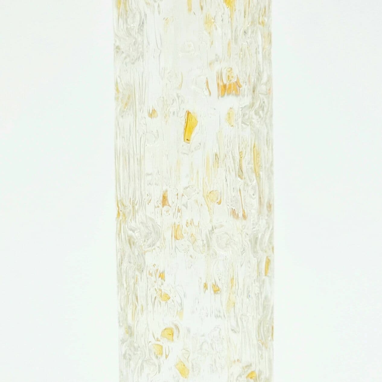 Kinkiet Ice Glass, szkło transparentne, mosiądz Doria Leuchten, Niemcy, lata 60. - 297005