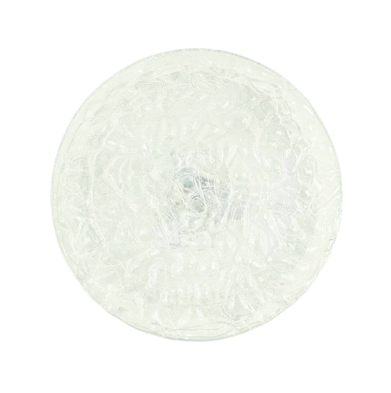 Plafon, Murano Ice, szkło transparentne, aluminium złoty, Doria Leuchten, Niemcy, lata 60. - 296990