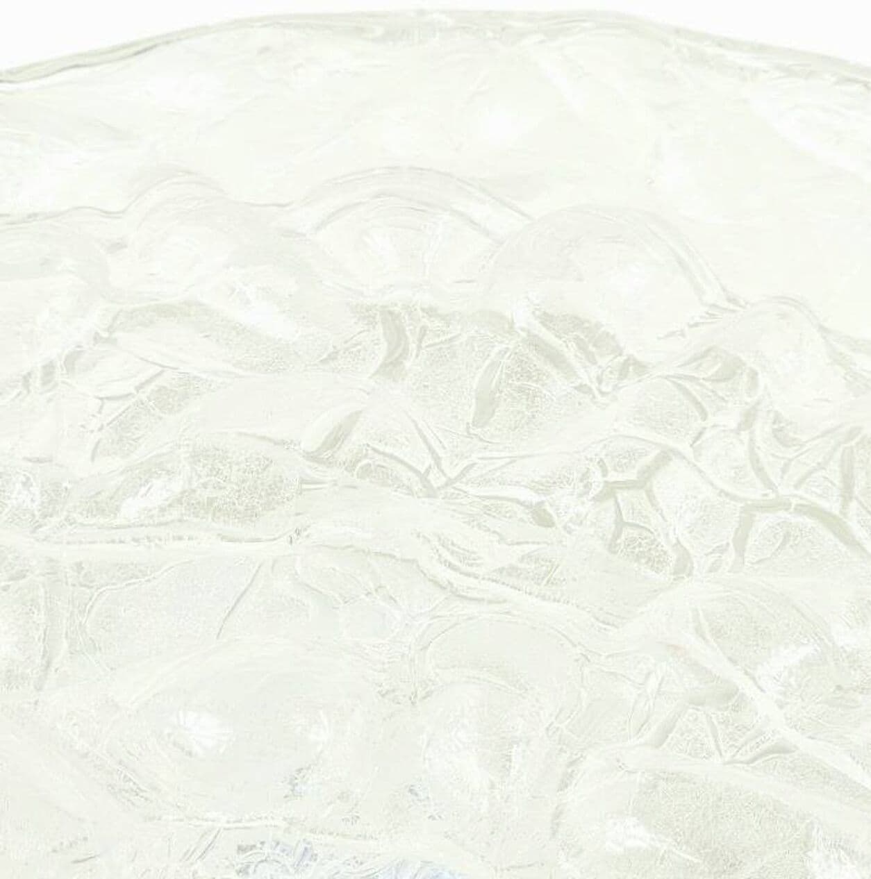 Plafon, Murano Ice, szkło transparentne, aluminium złoty, Doria Leuchten, Niemcy, lata 60. - 296993