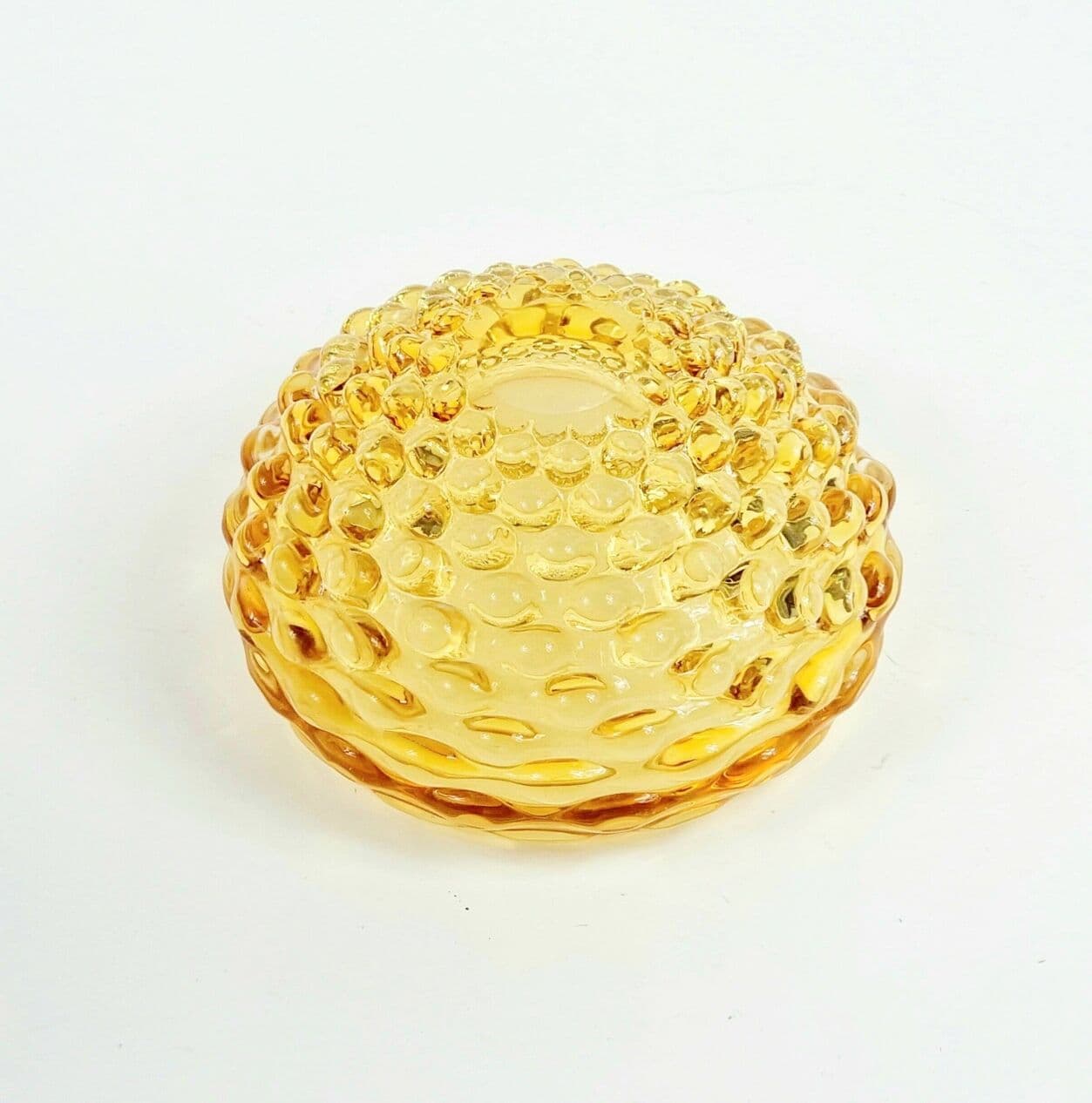 Bowl Lenti, gold transparent, glass crystal, Italy, 1940s. - 296943