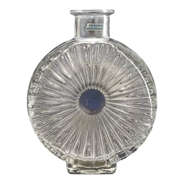 Vase Aurinkopullo, transparent glass, by H. Tynell, Finland, 1960s. - DIMENSION