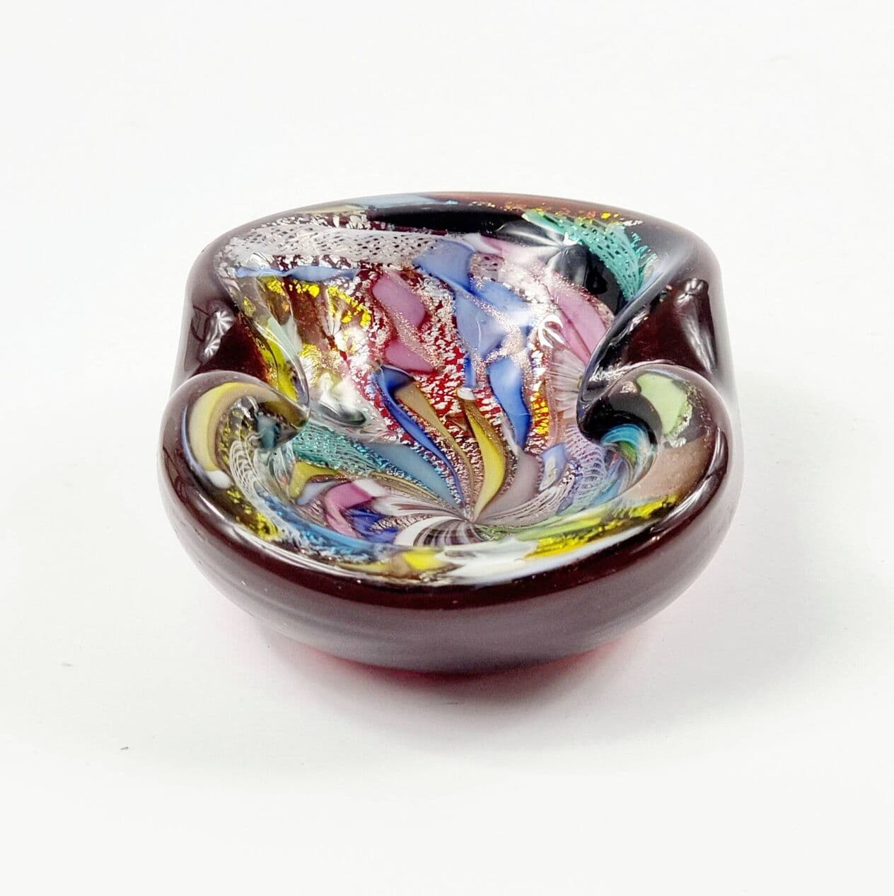 Ashtray Tutti Frutti, colored glass, by D. Martens, Italy, 1960s. - 296779