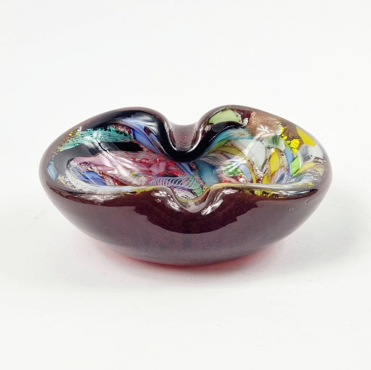 Ashtray Tutti Frutti, colored glass, by D. Martens, Italy, 1960s. - 296778