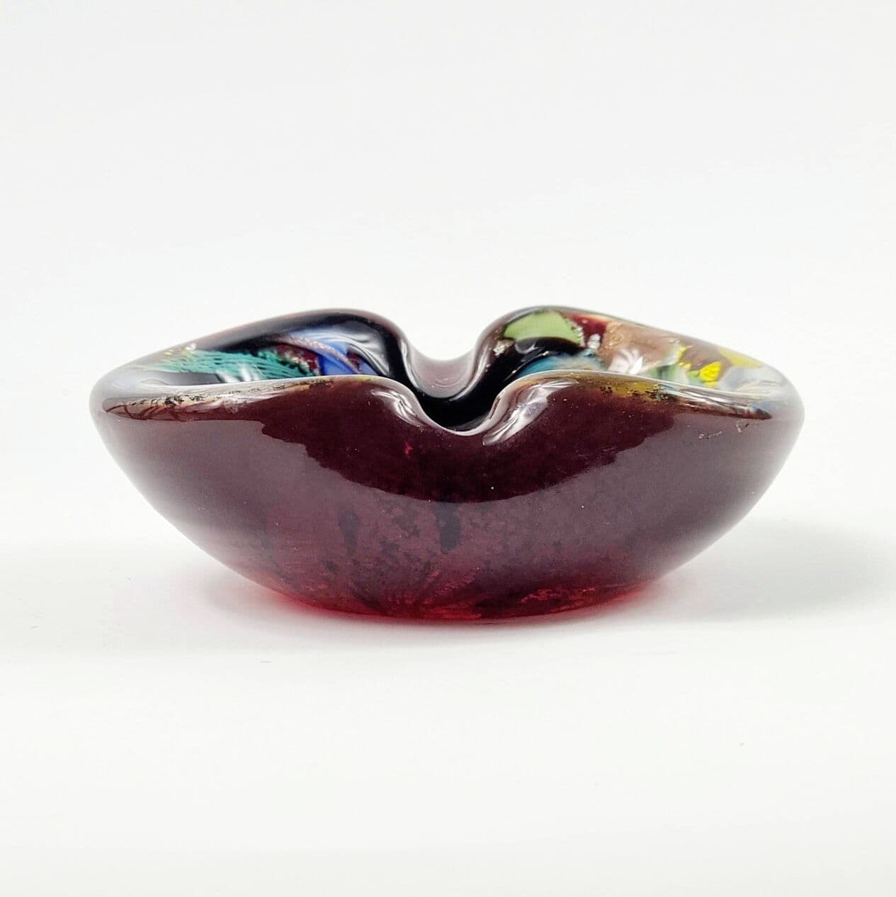 Ashtray Tutti Frutti, colored glass, by D. Martens, Italy, 1960s. - 296781