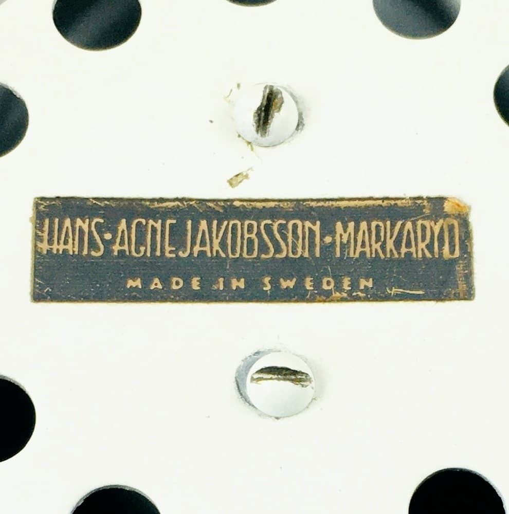 Para kinkietów, biały metal, proj. H.-A. Jakobsson, Szwecja, lata 60. - 298718