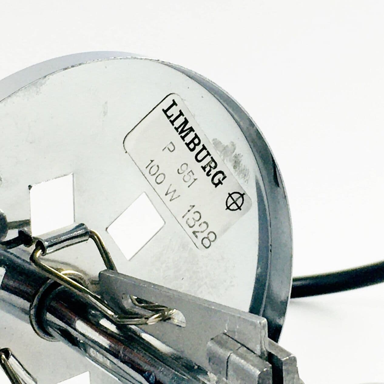 Lampa sufitowa Bubble, szkło transparentne, chrom, proj. H. Tynell, Limburg, Niemcy, lata 60. - 296210
