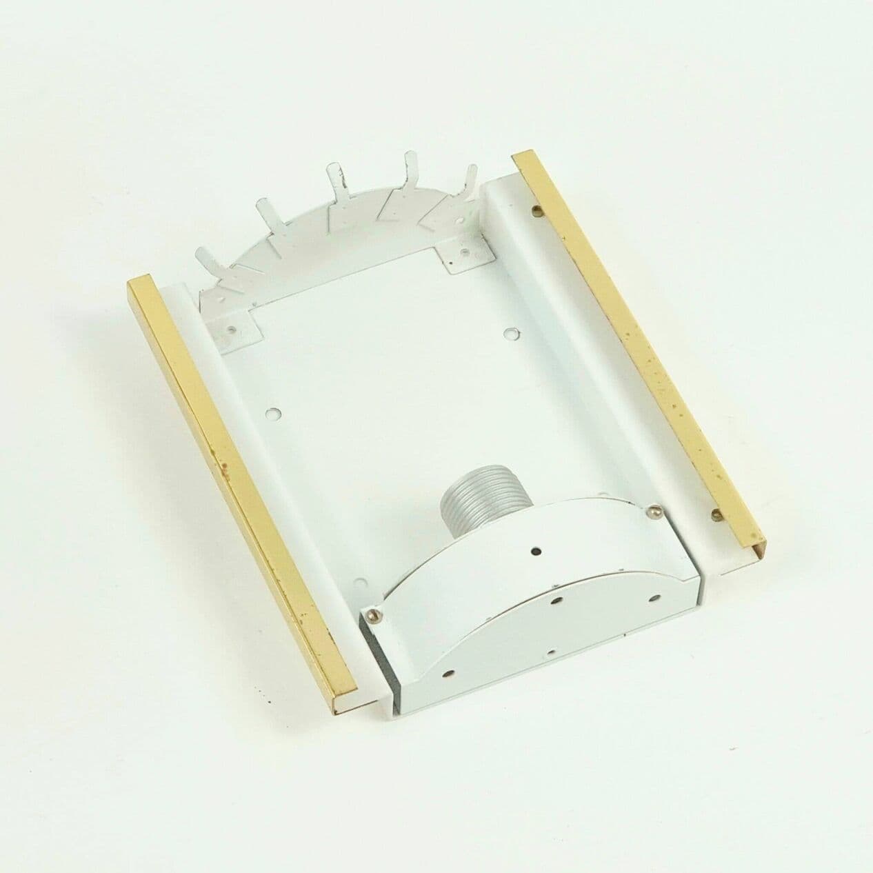 Kinkiet Ice Glass, szkło transparentne, mosiądz, Doria Leuchten, Niemcy, lata 60. - 296199